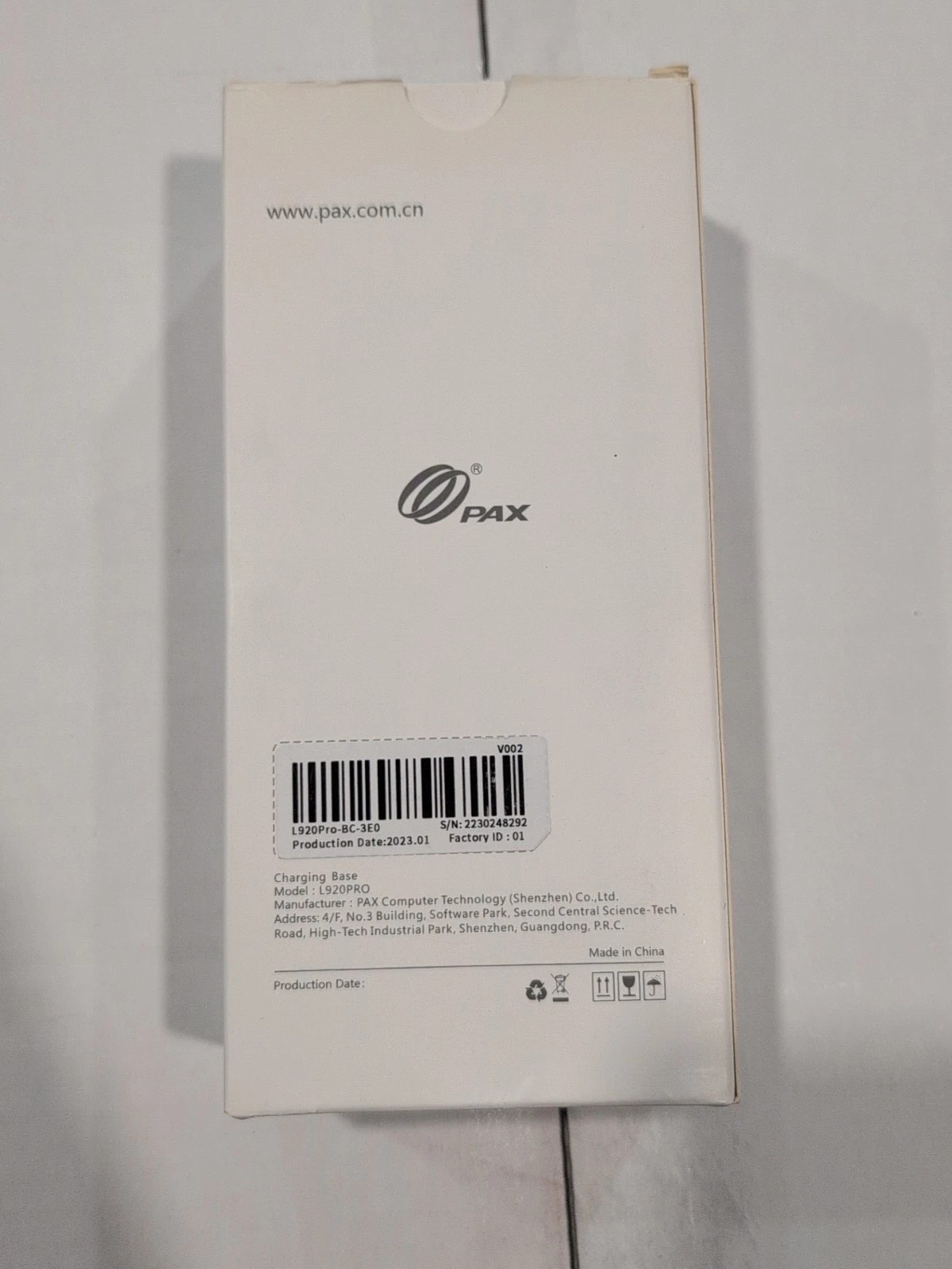 *BRAND NEW* PAX A920 Multifunctional Charging Base L920Pro-BC-3E0 – (BASE ONLY)