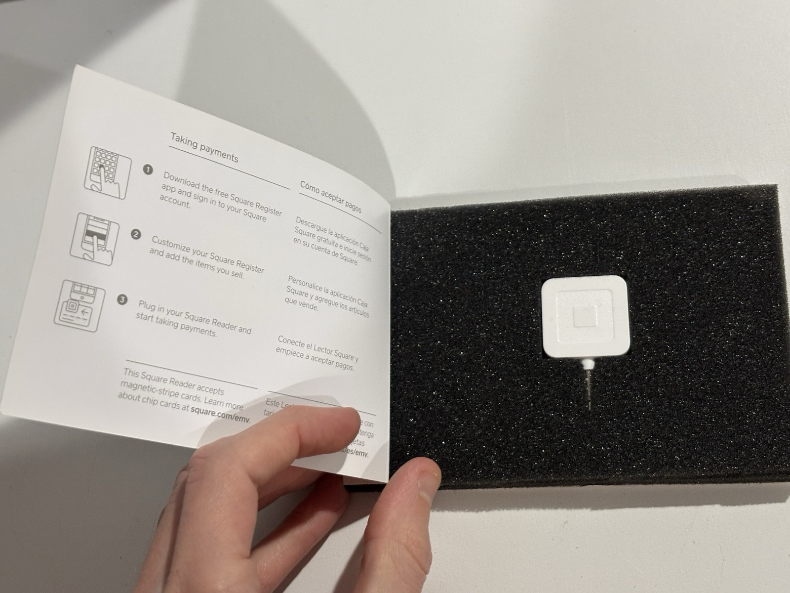 SQUARE Mobile 3.5mm Jack Card Reader Swipe Payment Apple Android – Set Of 3