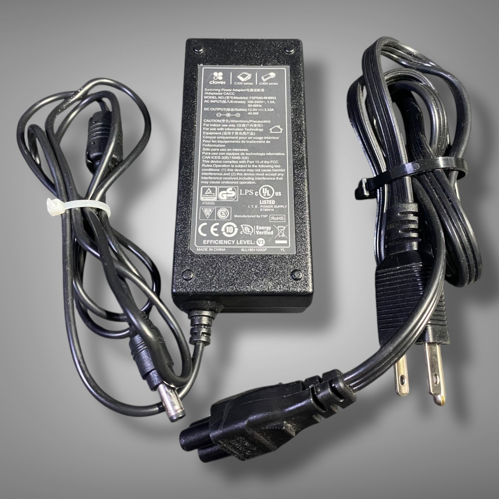 Clover FSP040-RHBN3 Mini Power Supply Cable Adapter