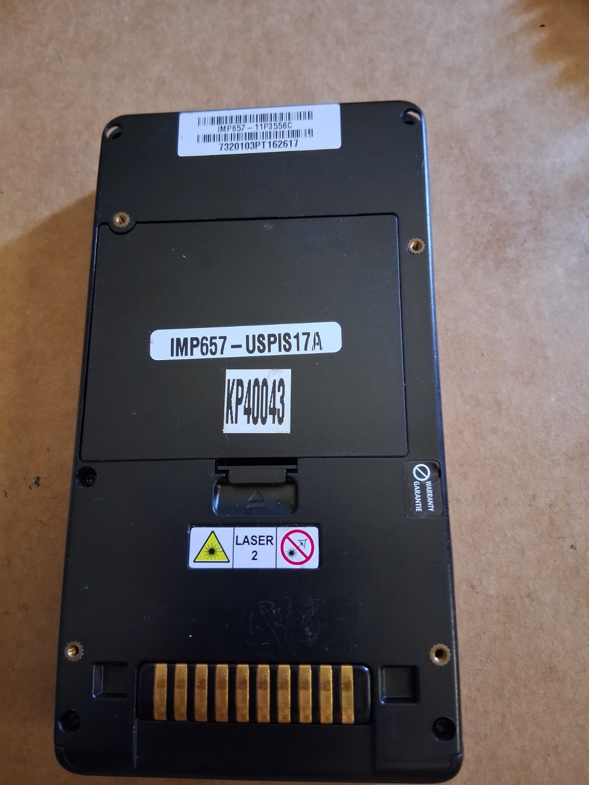 INGENICO ISMP IMP657-11P3556A PORTABLE POS TERMINAL B1