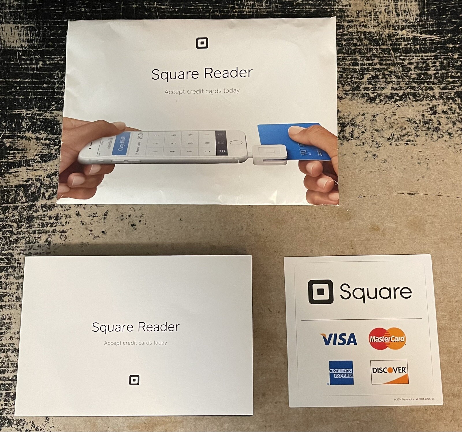 Square Credit Card Reader For iPhone/Android 3.5mm Headphone Jack Connector