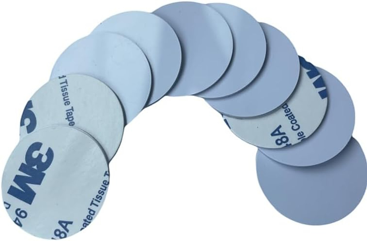 10PCS 25Mm 125Khz T5577 Rewritable RFID Coin Tag Adhesive Backed round Sticker