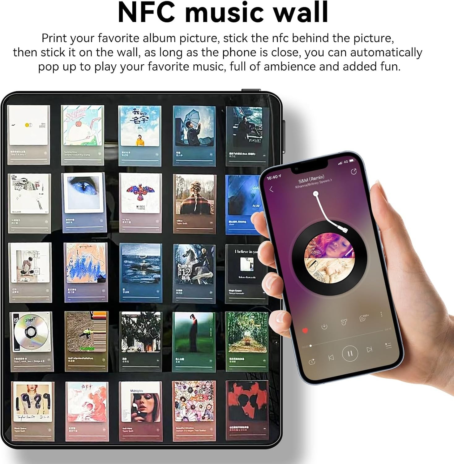 12 Rewritable NTAG215 NFC Tags – 1 Inch Round White Stickers for TagMo Devices