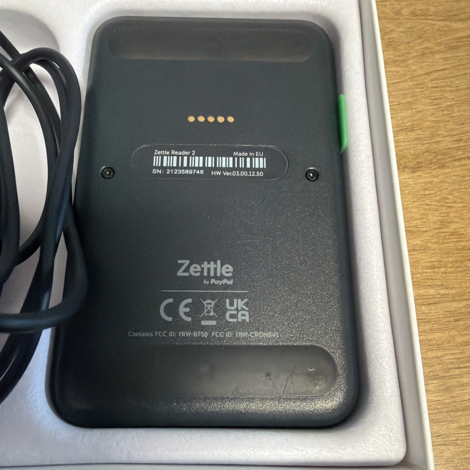 PayPal Zettle Reader 2 Mobile Credit Card Terminal POS Bluetooth Black – Boxed