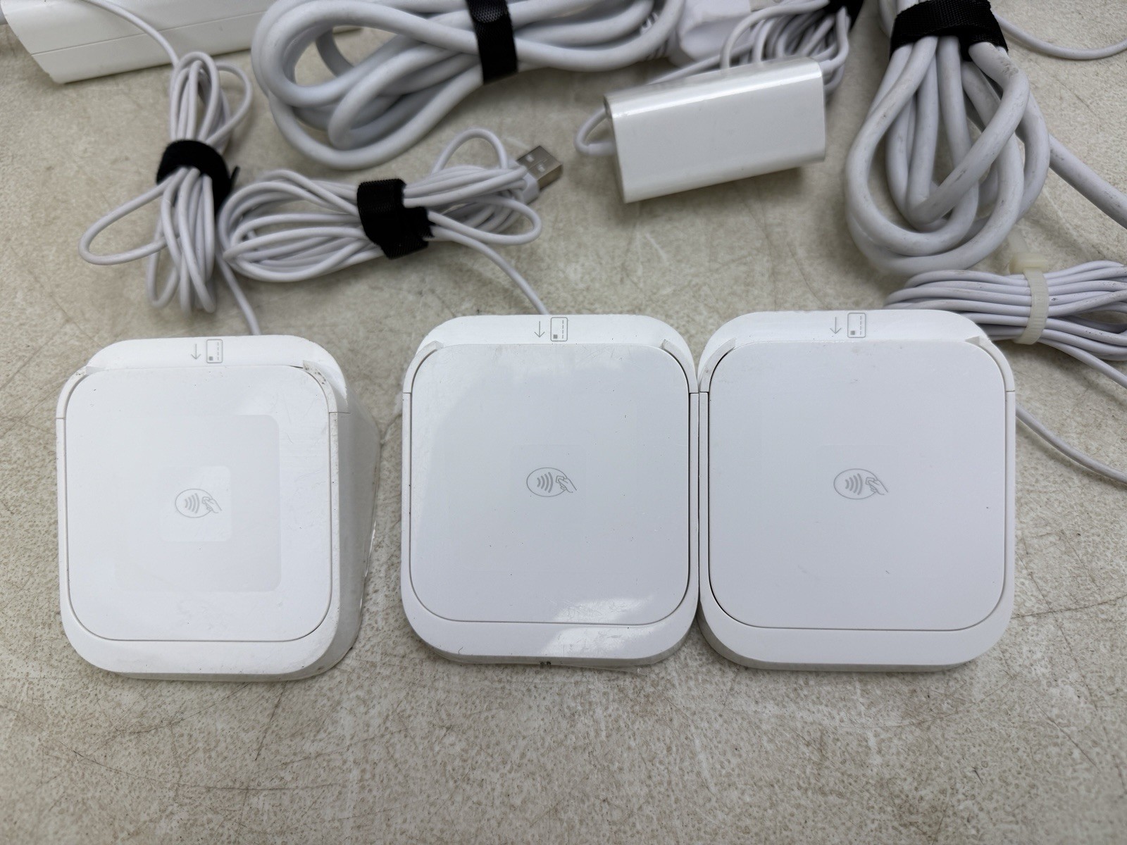 Lot Of Square S089 Dock POS Stand for 9.7″ iPad Power Cable USB Hub Card Readers