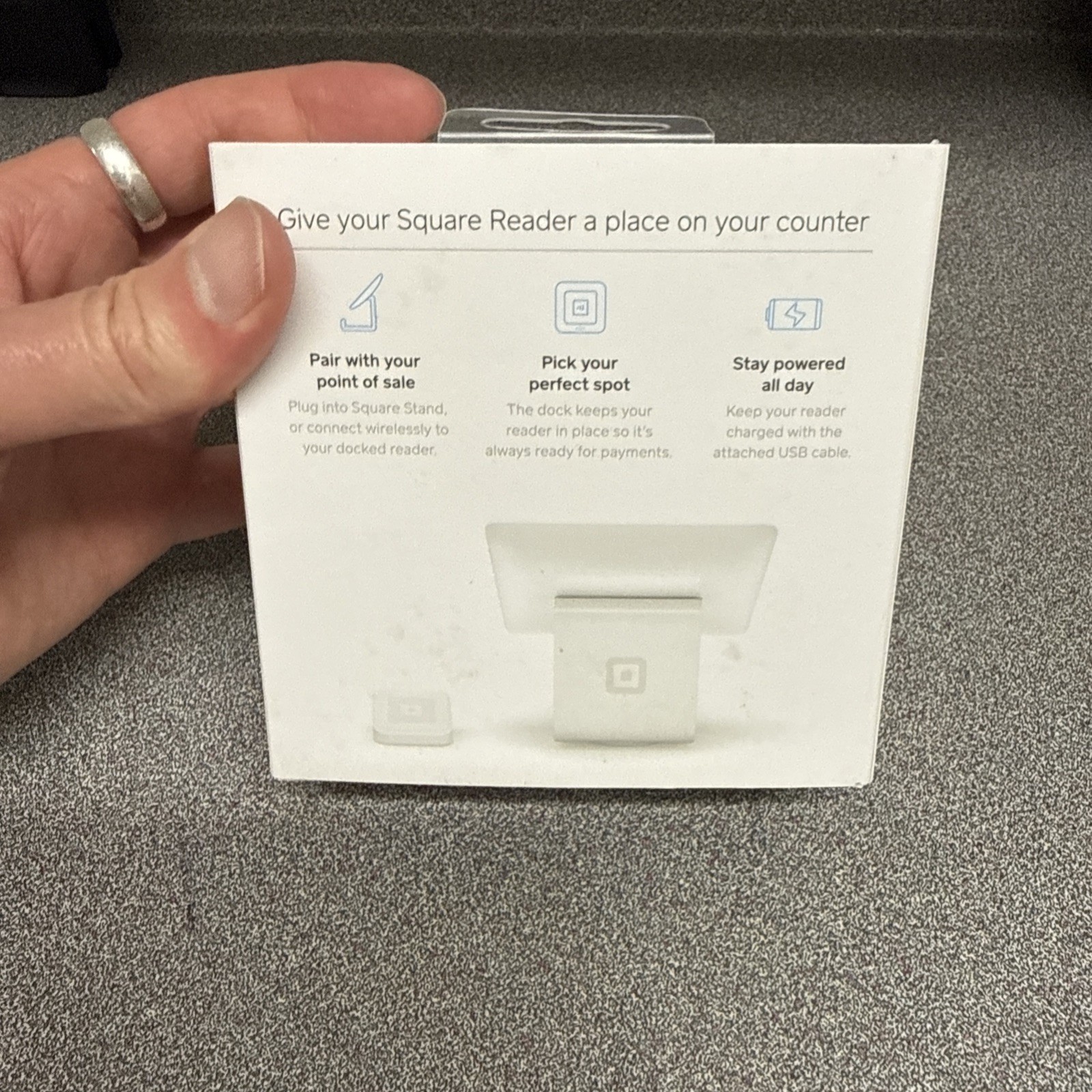 Square A-SKU-0120 Dock for Contactless Credit Card Reader