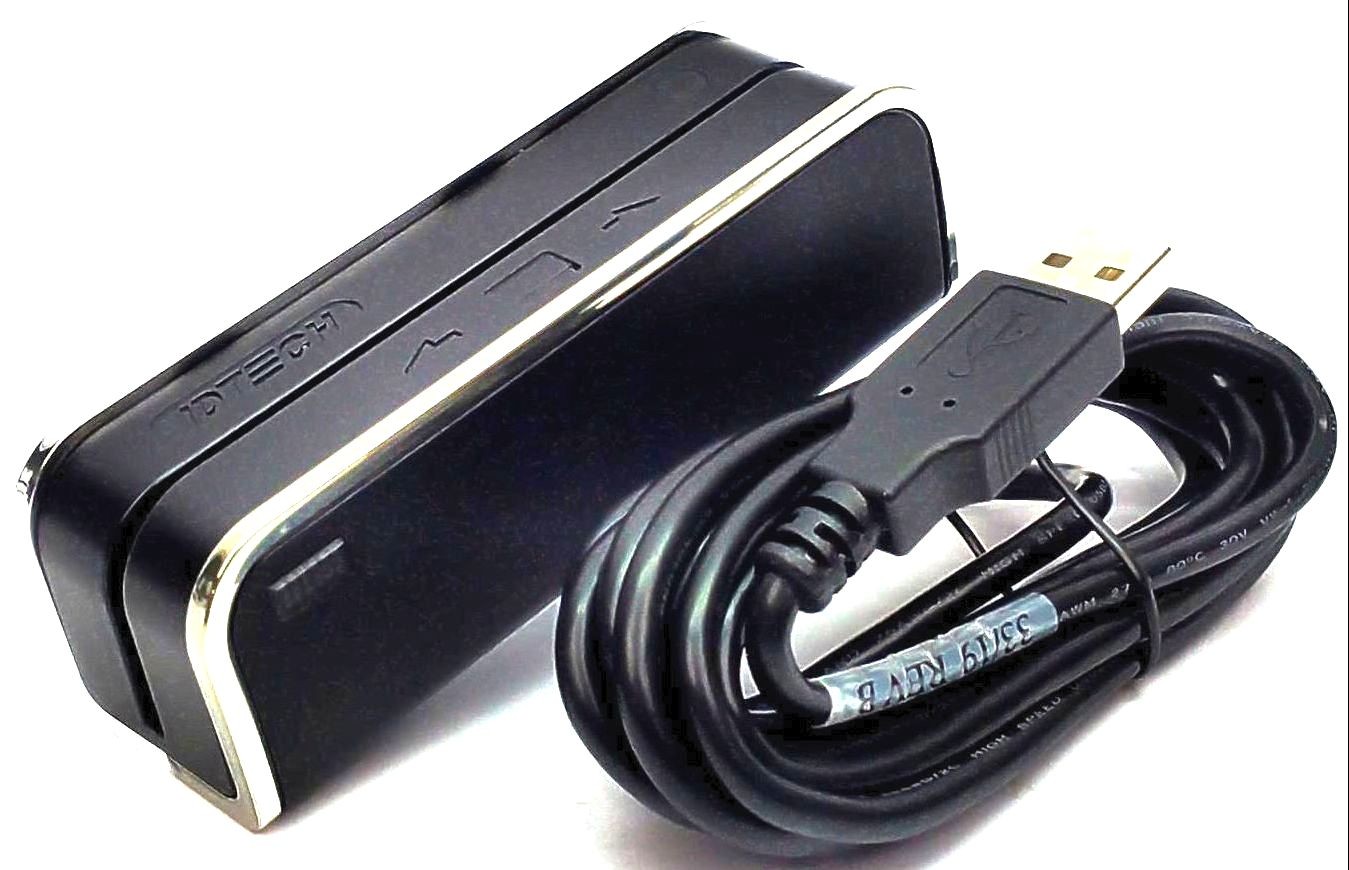 ID TECH IDSR-335133TEBX SecuRED Credit Card Reader Magnetic PCI SRED Swipe USB