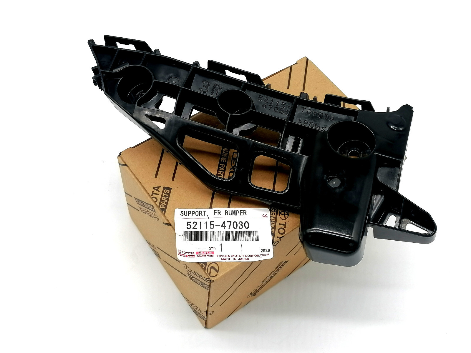 5211547030 GENUINE FOR TOYOTA 2012-2017 PRIUS V /+ FRONT BUMPER RIGHT BRACKET