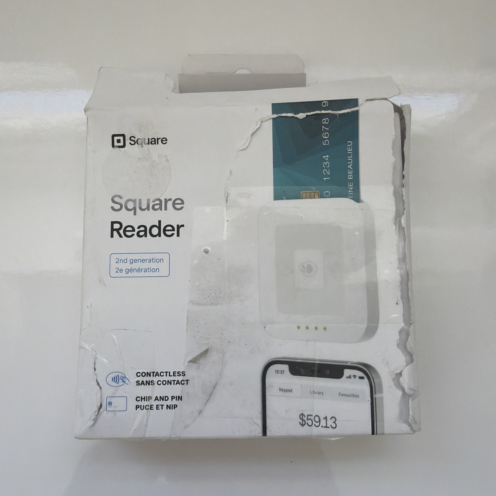 Square Credit Card Reader 2nd Gen Contactless + Chip & Pin iPhone/Android Sales