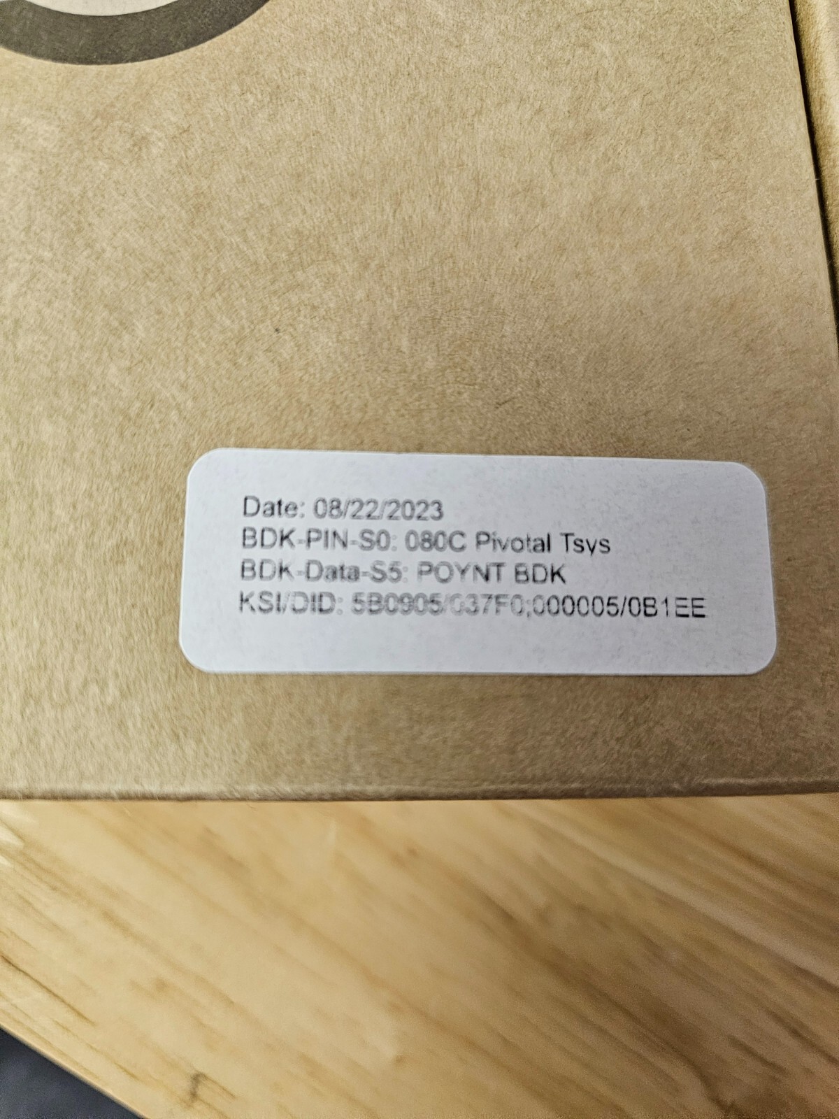 POYNT 5 Credit Card Smart Terminal P0501 V1.0 BRAND NEW