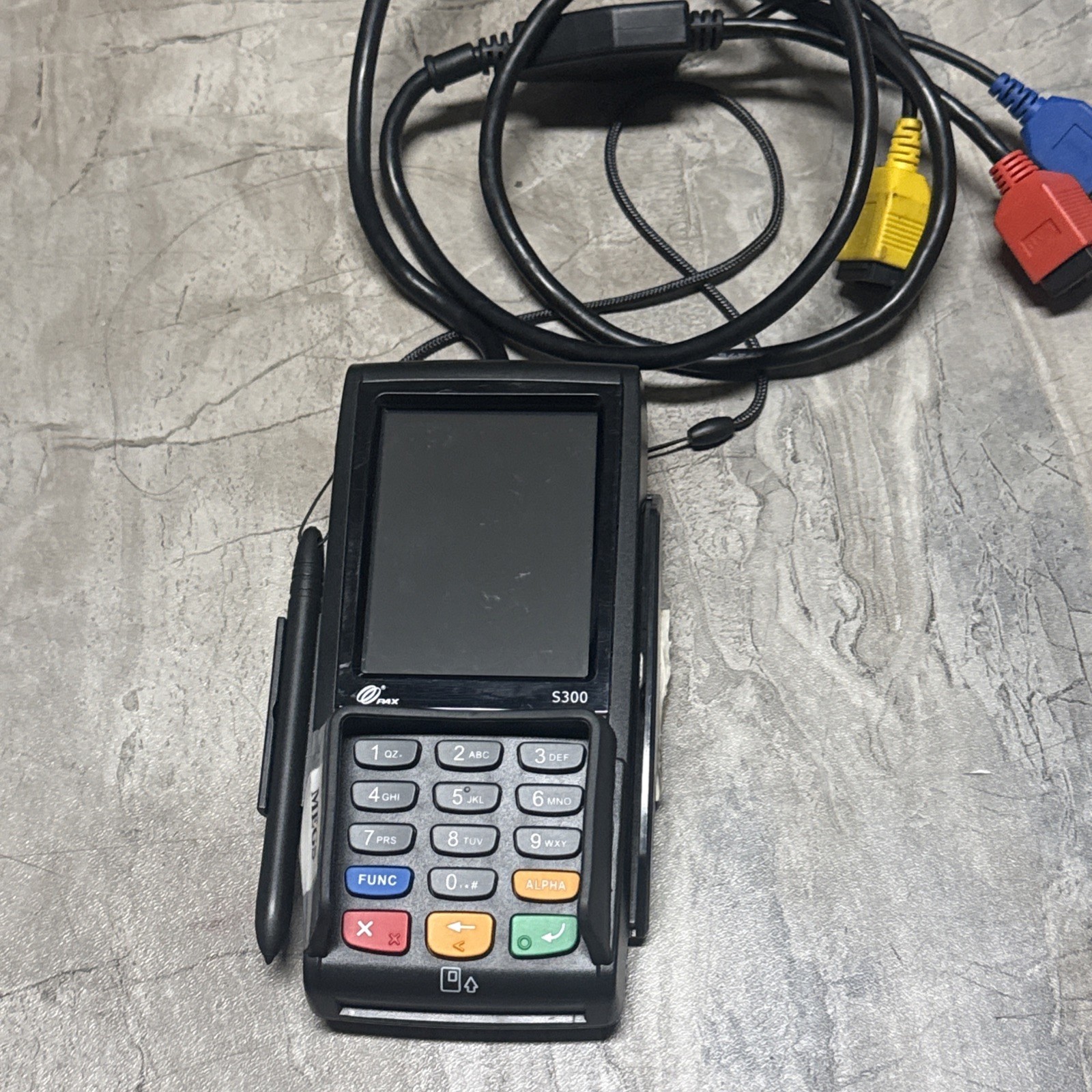 PAX S300, an integrated retail PIN pad and credit card terminal
