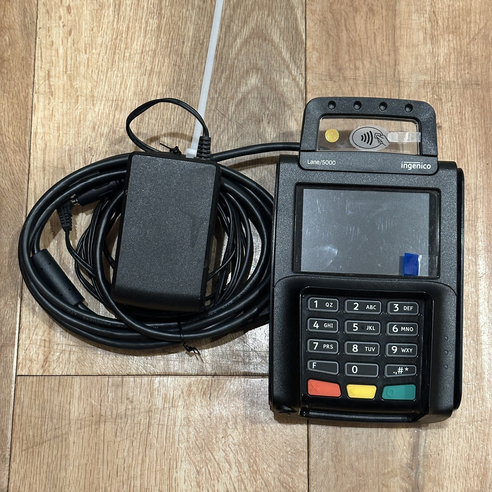 Ingenico Lane 5000 Credit Card Reader Point of Sale System. Slightly Used