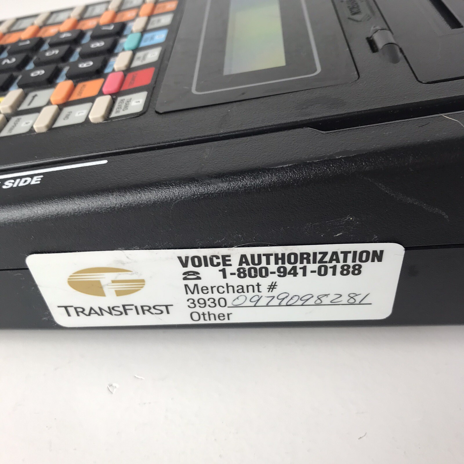 Hypercom T7Plus Credit Card Terminal-No Power supply untested