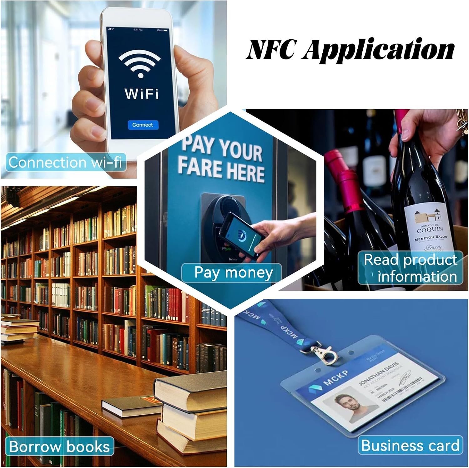 12 Rewritable NTAG215 NFC Tags – 1 Inch Round White Stickers for TagMo Devices