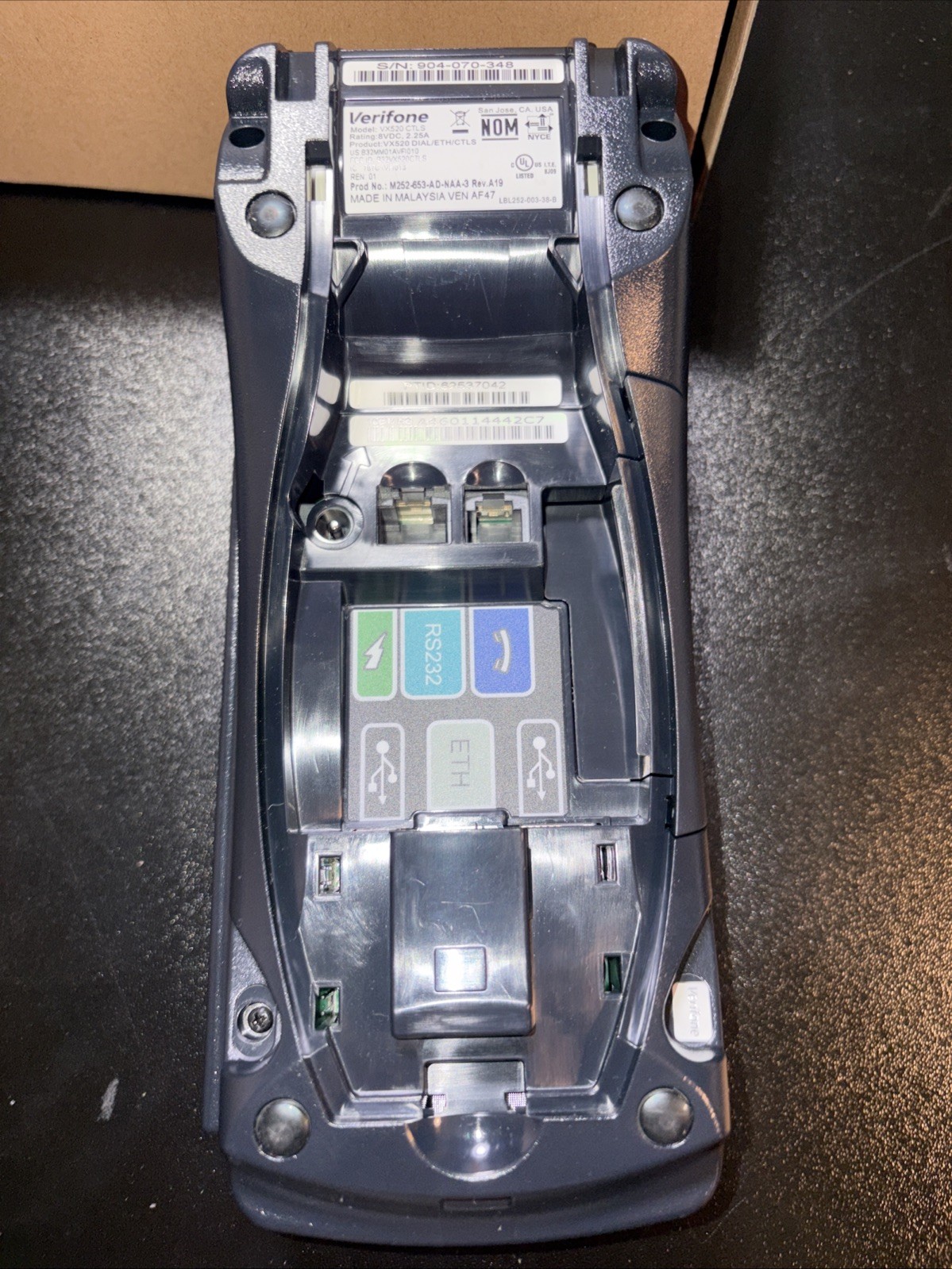 VeriFone VX 520 CTLS M252-653-AD-NAA-3 NEW!