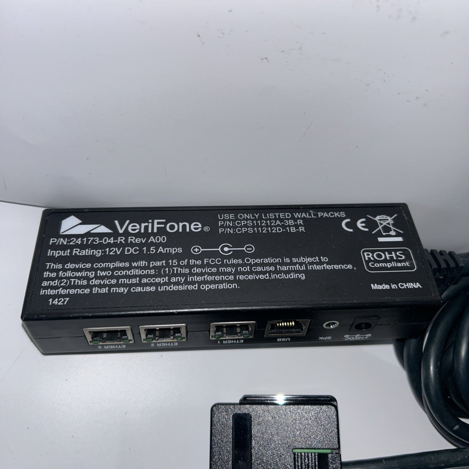 VeriFone 24173-04-R Accessory, Cable, Purple Multiport, Ethernet