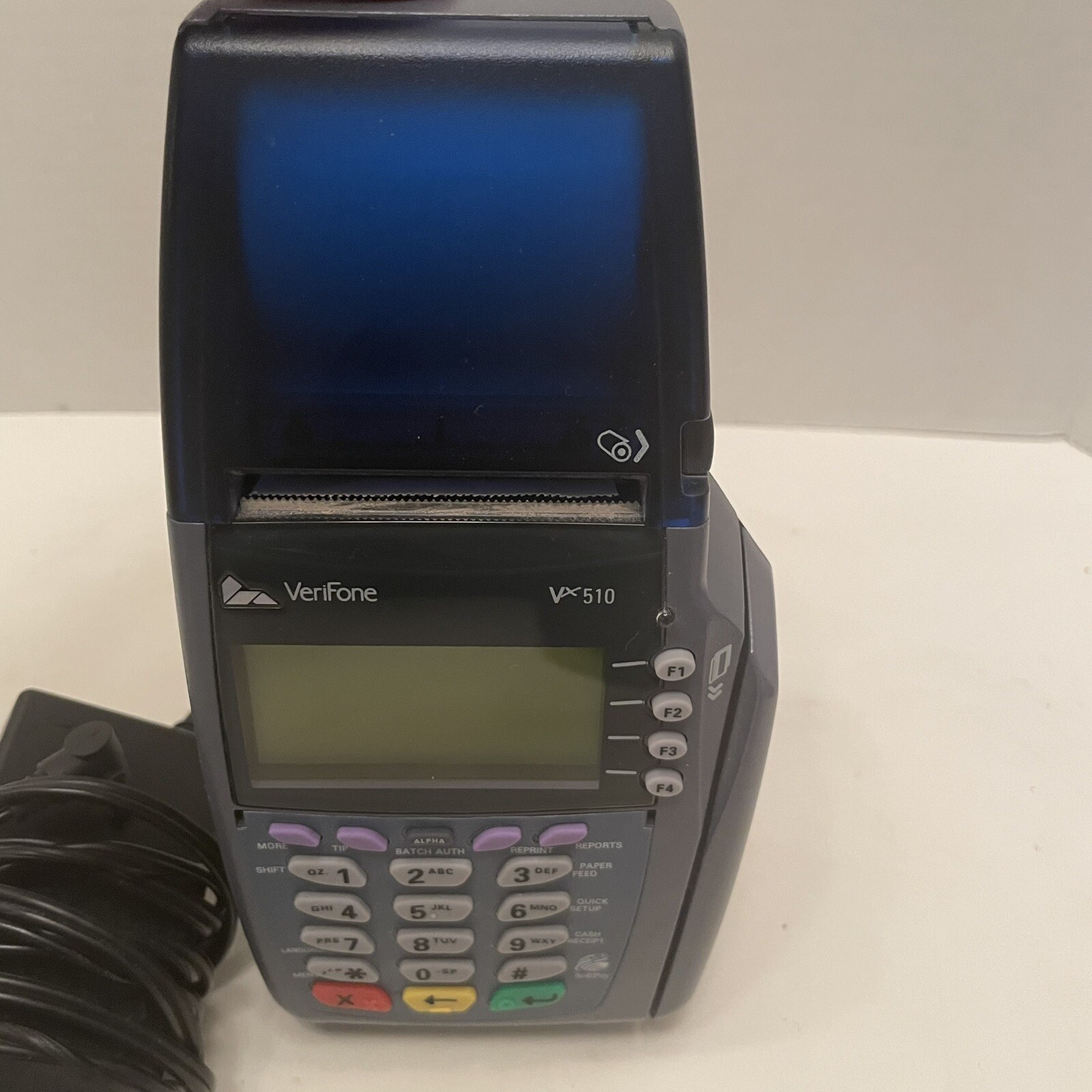 Verifone Omni 5100 Ethernet Credit Card Transaction Terminal No Power Cord Prop