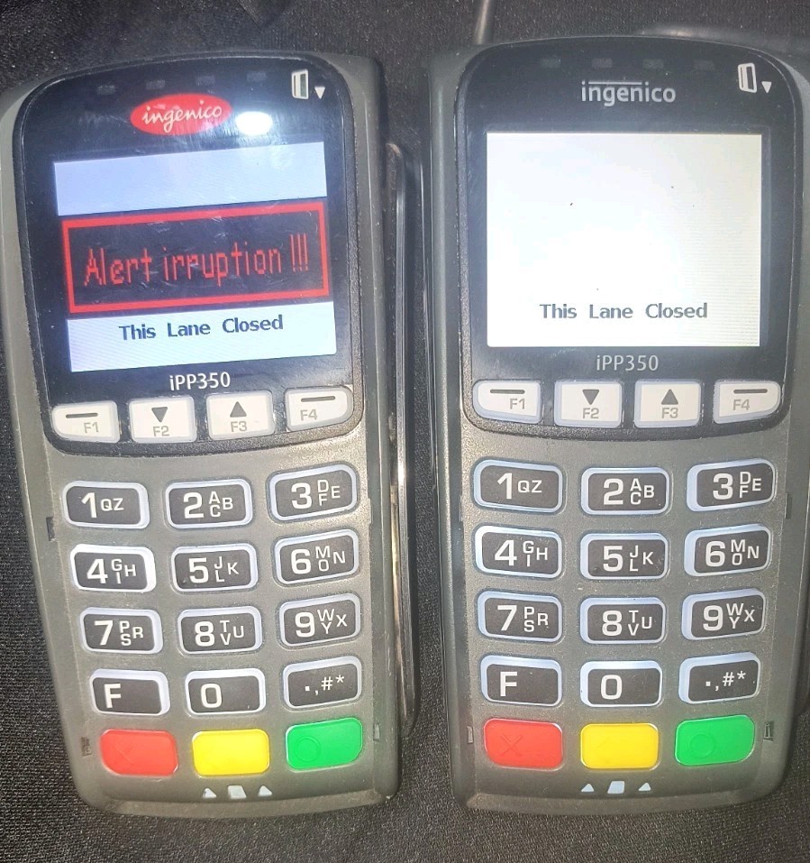 Ingenico iPP350-01T1305A Credit Card Reader Terminal POS Lot 2 Bundle
