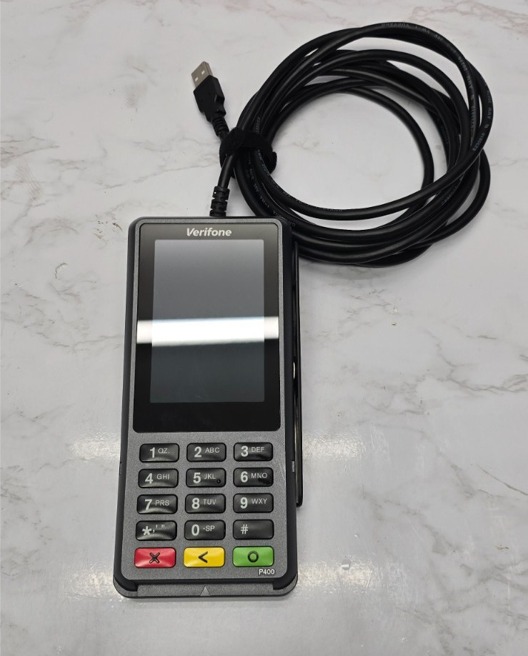 Verifone P400 Plus Credit Card Terminal w/ USB cable