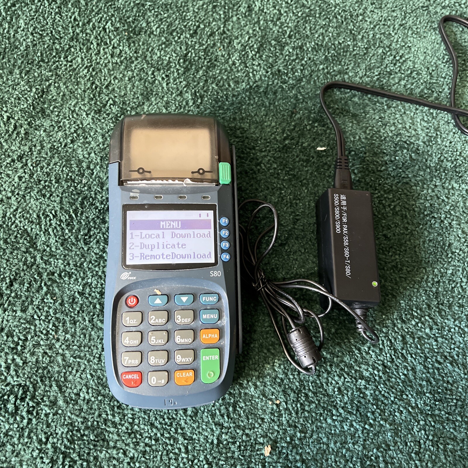 PAX S80 Credit Card Terminal EMV & NFC(S80-M0L-364-02EA) Swipe, Chip,Contactless