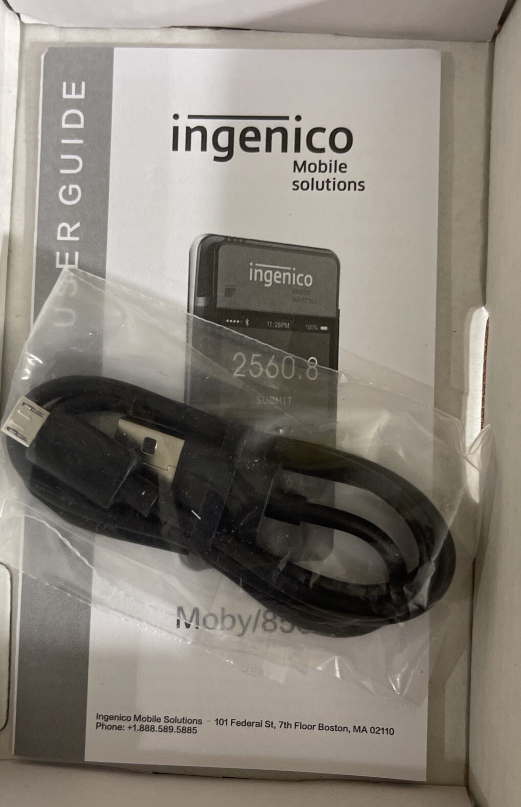 Used POS Equipment for sale- Ingenico MOBY85-USPHX05A Credit Card Reader