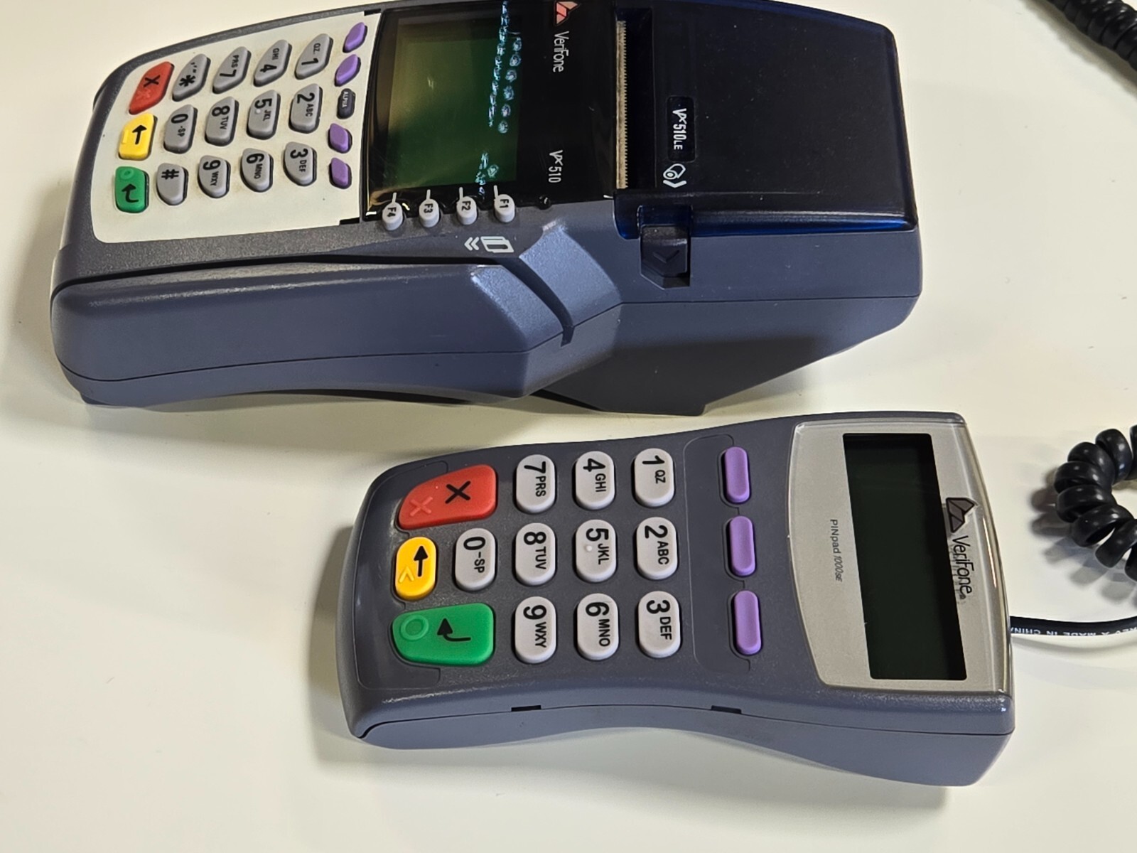 Verifone Omni 5100 Credit Card Reader Terminal w/ PINpad 1000SE P003-180-02-USB