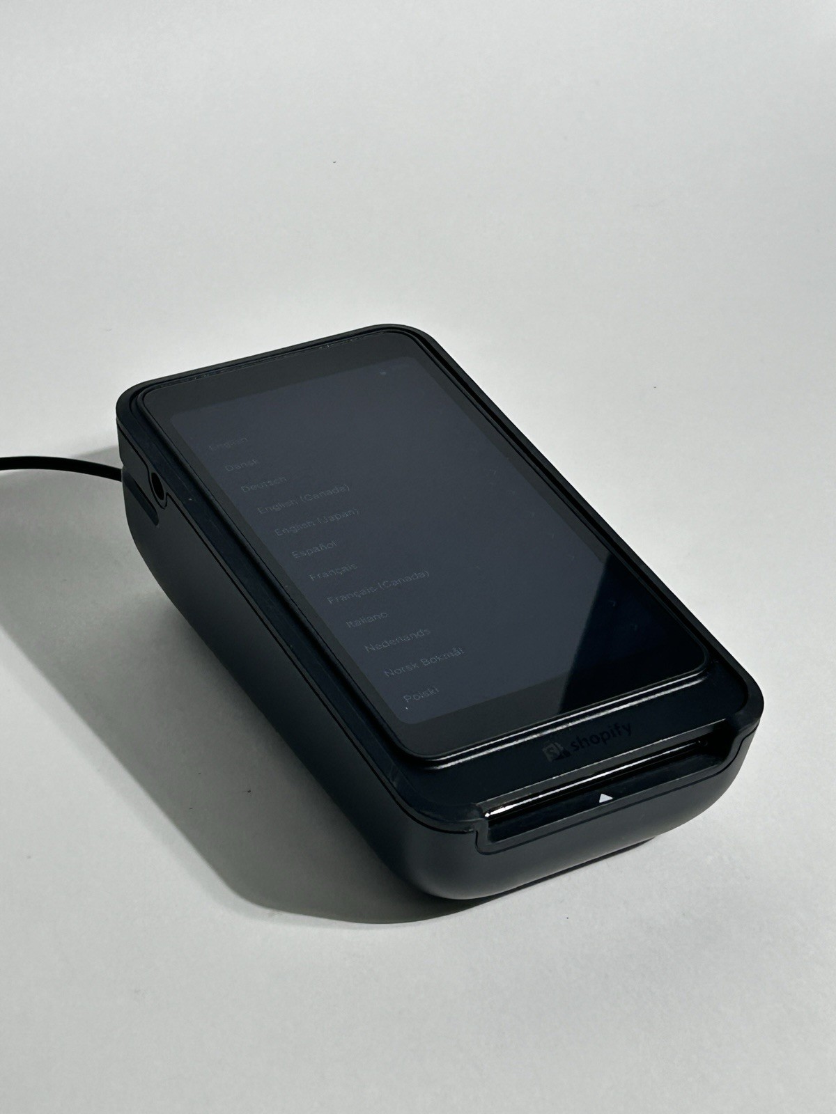 Shopify POS Go Handheld Card Reader Terminal (Card reader + terminal dock)