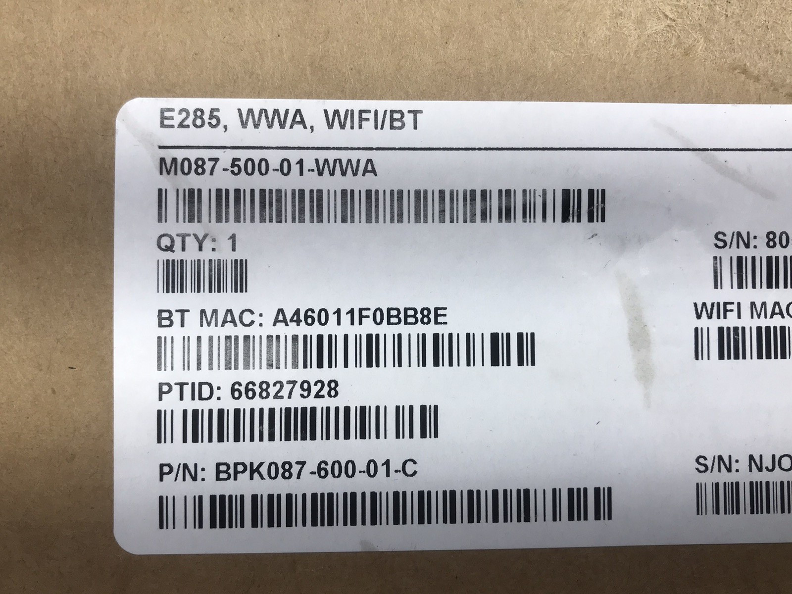 Lot of 9 Verifone E285 M087-500-01-WWA Mobile Payment Device BPK087-600-01-C
