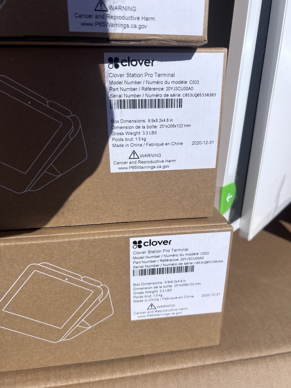Clover Station Pro X503 KIT S503 H503 C503 P500 POS Display Terminal Printer NIB