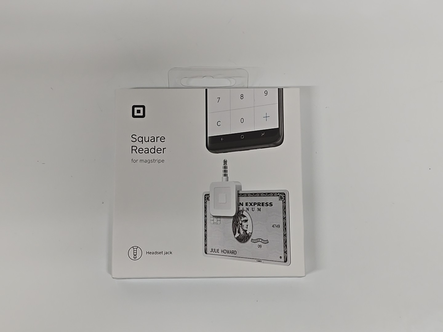 Square A-PKG-0206-01 Credit Debit Card Reader – White for Apple iPhone and…
