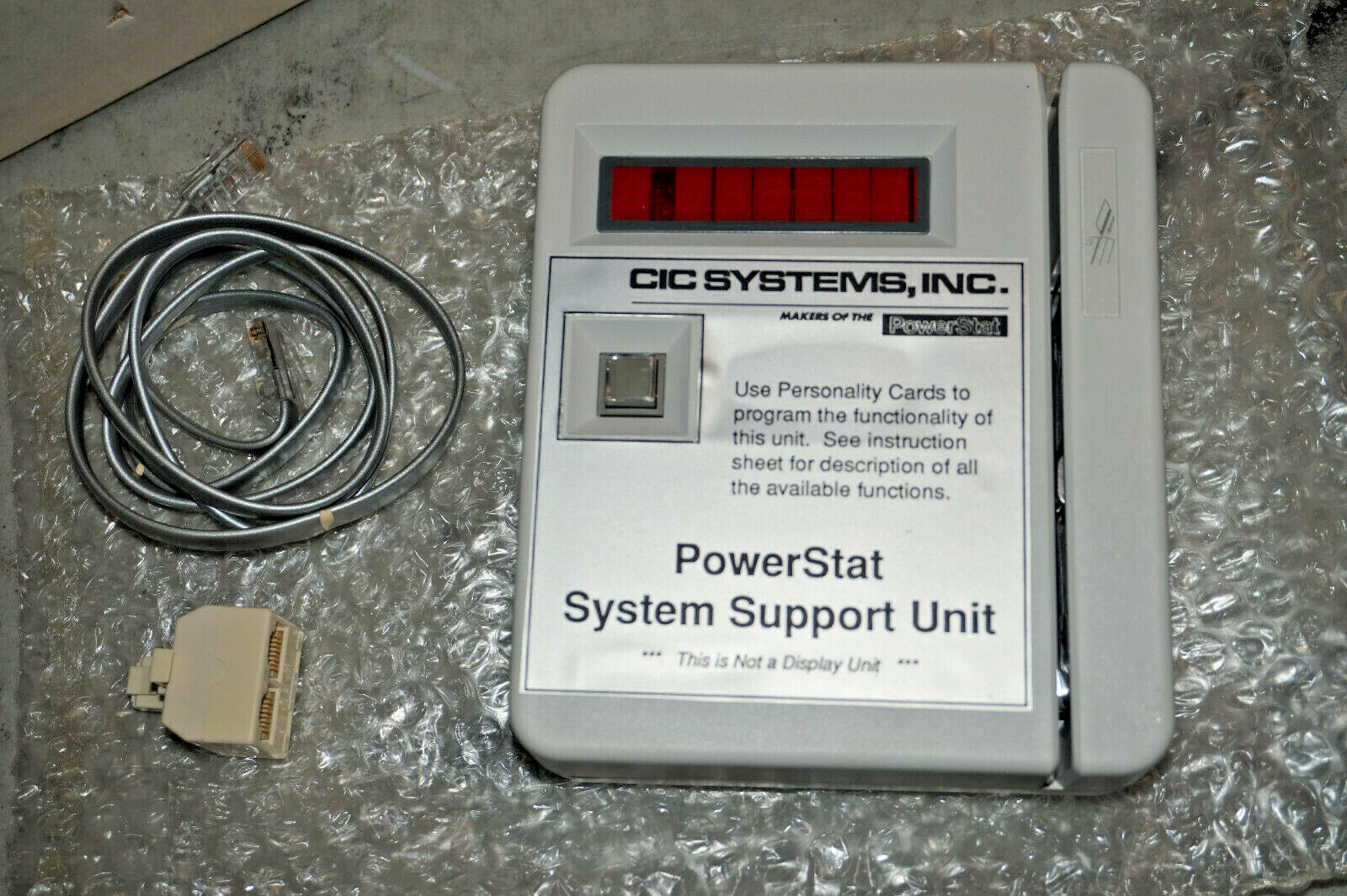 CIC SYSTEMS PowerStat System Support Unit Card Reader E1110 BRAND NEW!