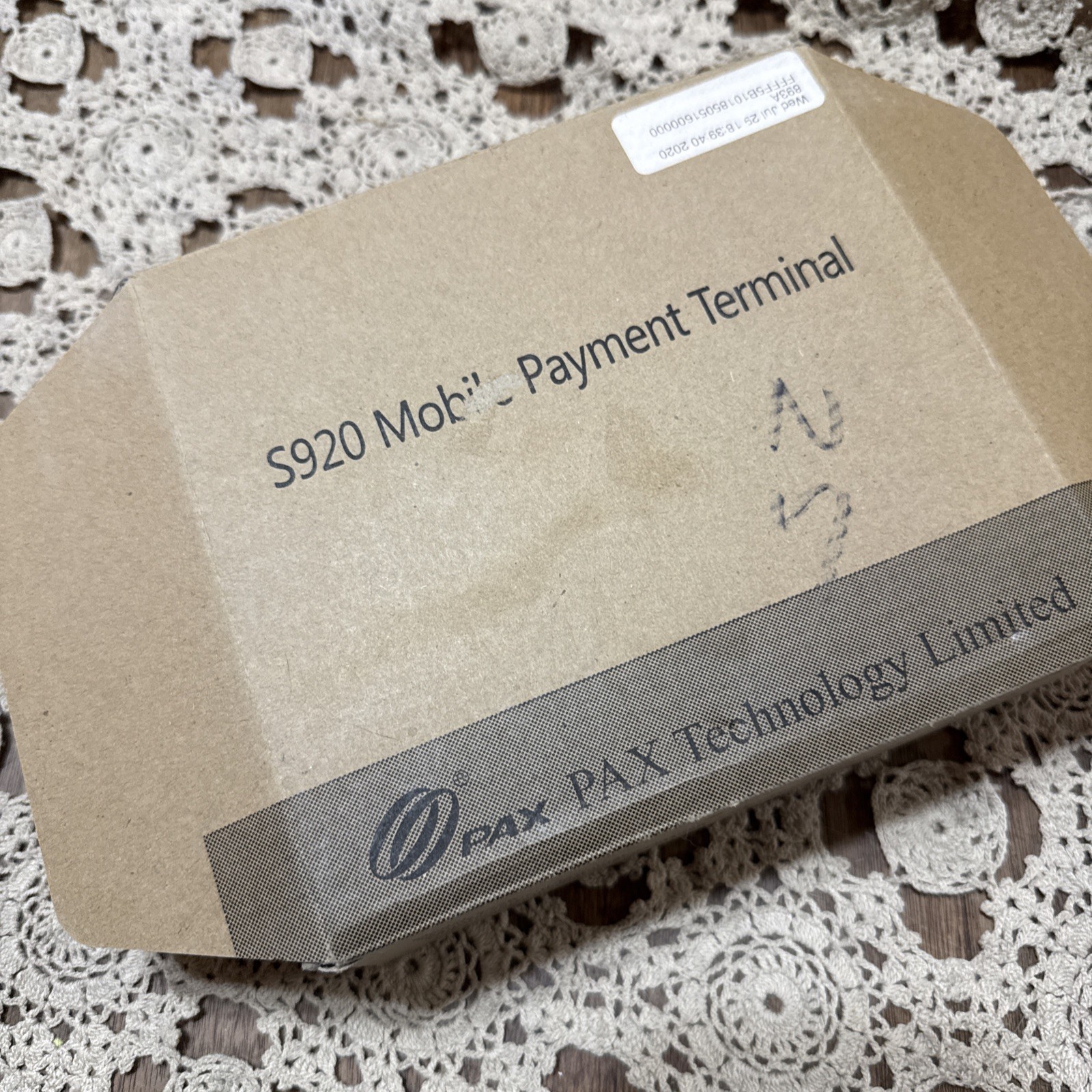 PAX S920 Mobile Payment Terminal Lot Of 2 In Original Box UNTESTED SEE DESC