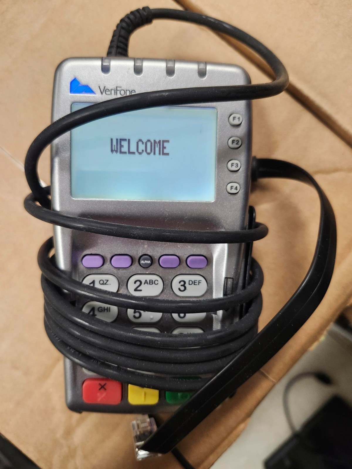 Verifone VX-805 Pin Pad Card Reader 160mb Keypad