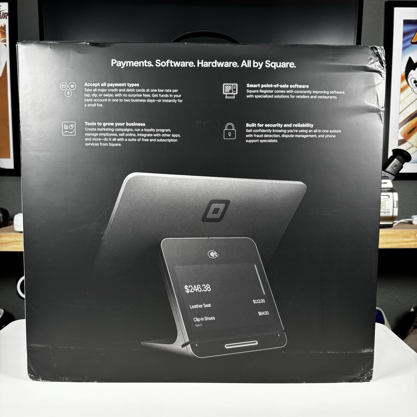 BRAND NEW Square Register POS System Gray A-SKU-0665-A2 SPS1-01 DISPLAY SPS4-01
