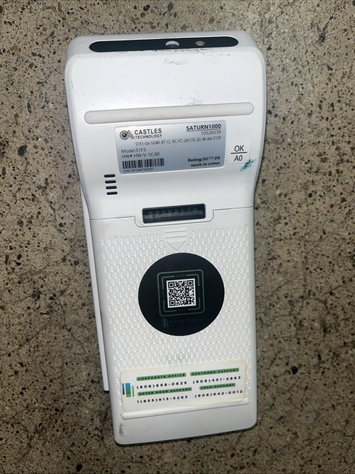 Valor VL550 | Credit Card Machine | $39.99/mo Flat Rate, No Hidden Fees!