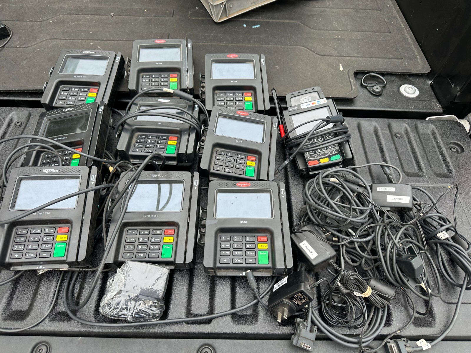 INGENICO ISC250- Lane5000 Payment Terminal-Tested As Pictured-Lot Of 10