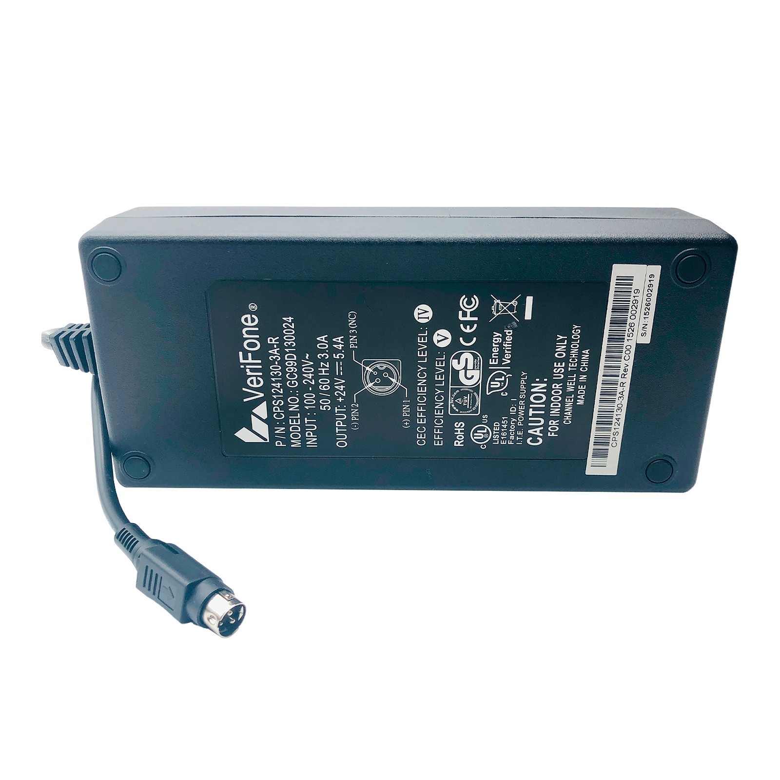 Original VeriFone GC99D130024 24V 5.4A AC Adapter 130W Power Supply OEM
