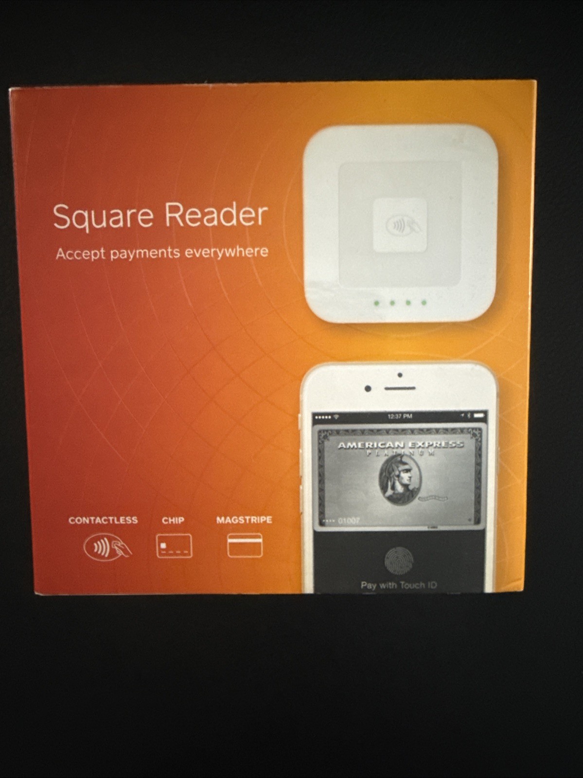Square Reader Except Payments Everywhere New In Sealed Box A-SKU-0113-01