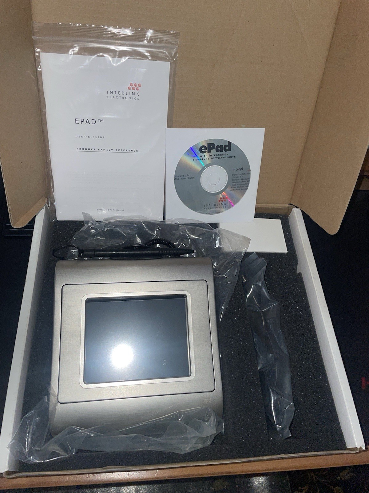 New INTERLINK ePad LS Full Color USB Electronic Signature Capture Pad VP9980