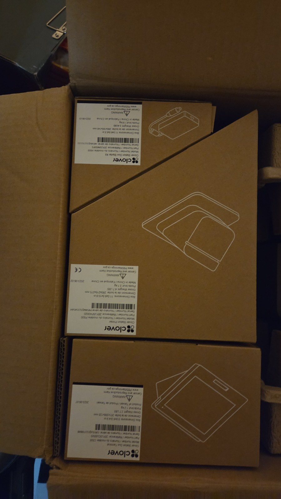 clover pos brand new may need reset parts only