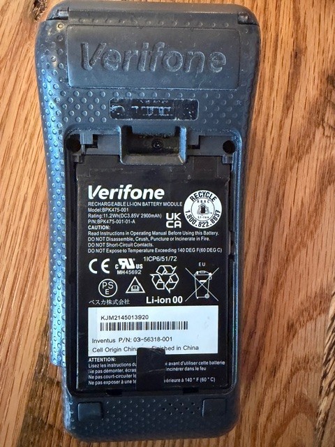 Verifone V400M Payment Machines/ Debit/Credit Card Terminal with Chargers