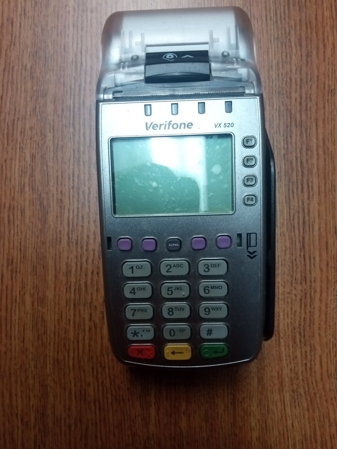 VeriFone VX520 VX 520 POS Credit Card Reader Terminal Pin Pad – UNTESTED