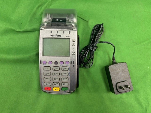 Verifone VX520 VX 520 Credit Card Machine Terminal Reader Tested (E7)