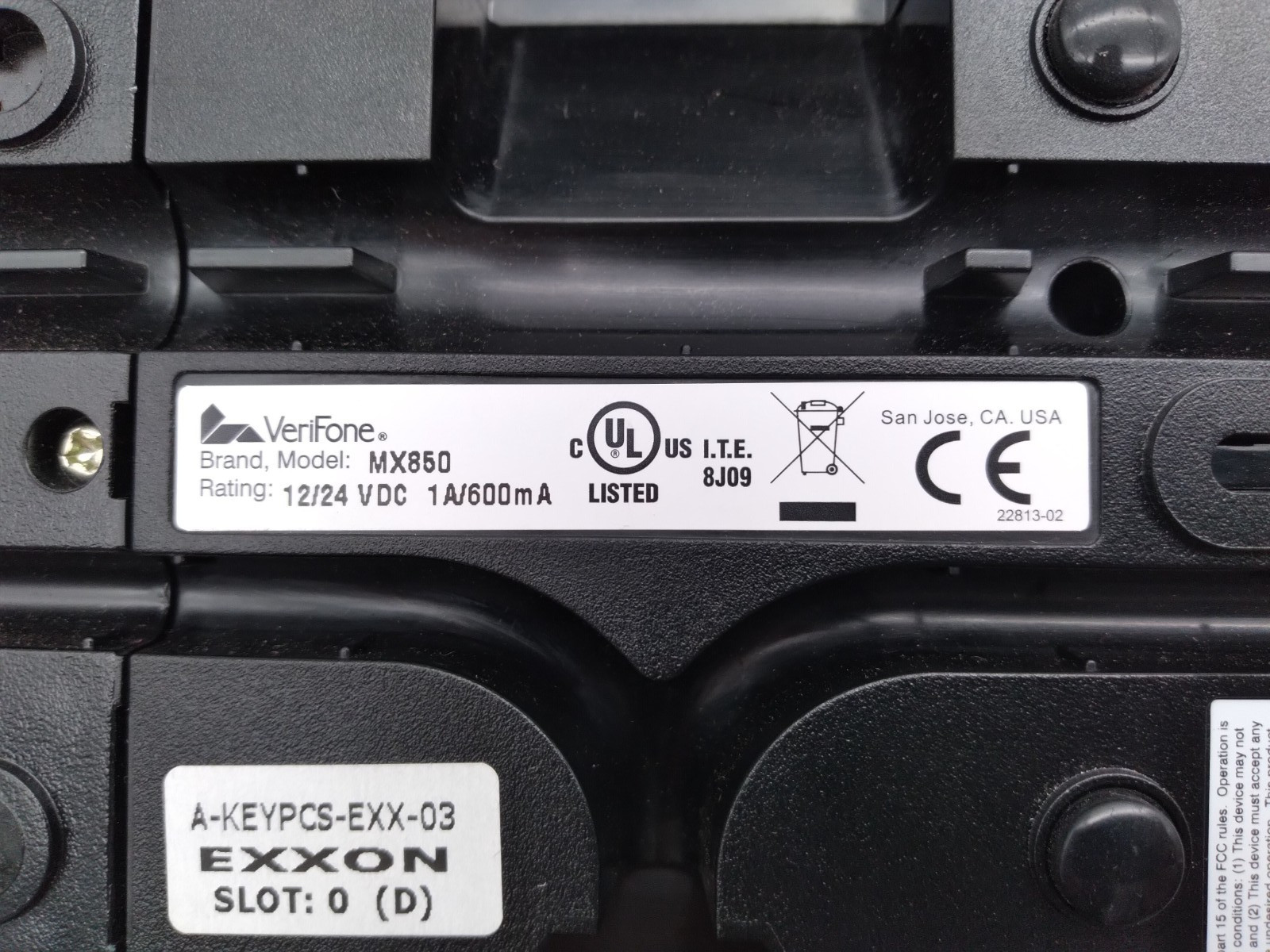 Verifone M094-207-01-R MX850 – Tch, Sig, Eth Pci Ped 2.X POS Terminal
