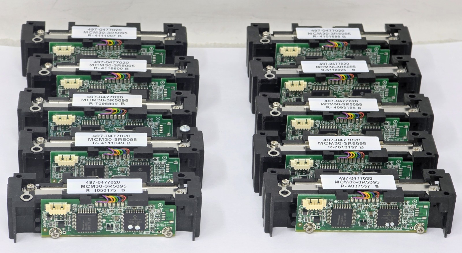 (Lot of 10) Magnetic Stripe Reader Module ISO Programmable 497-0477020