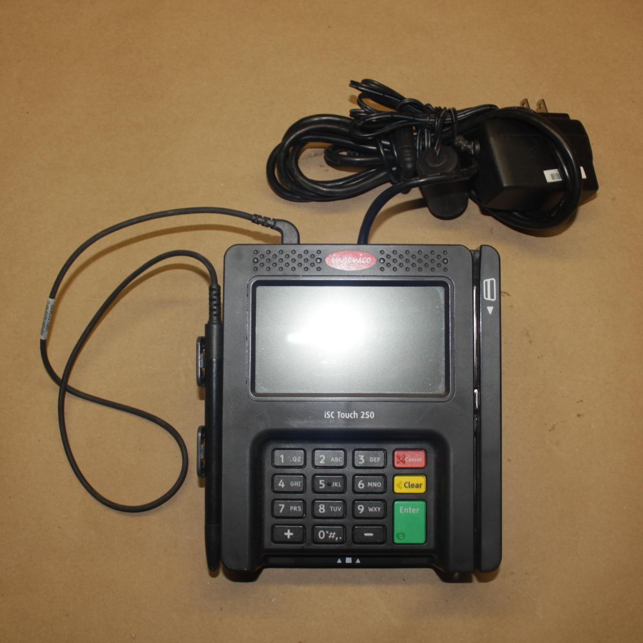 Ingenico iSC Touch ISC250 Credit Card Machine Head Unit & Pen