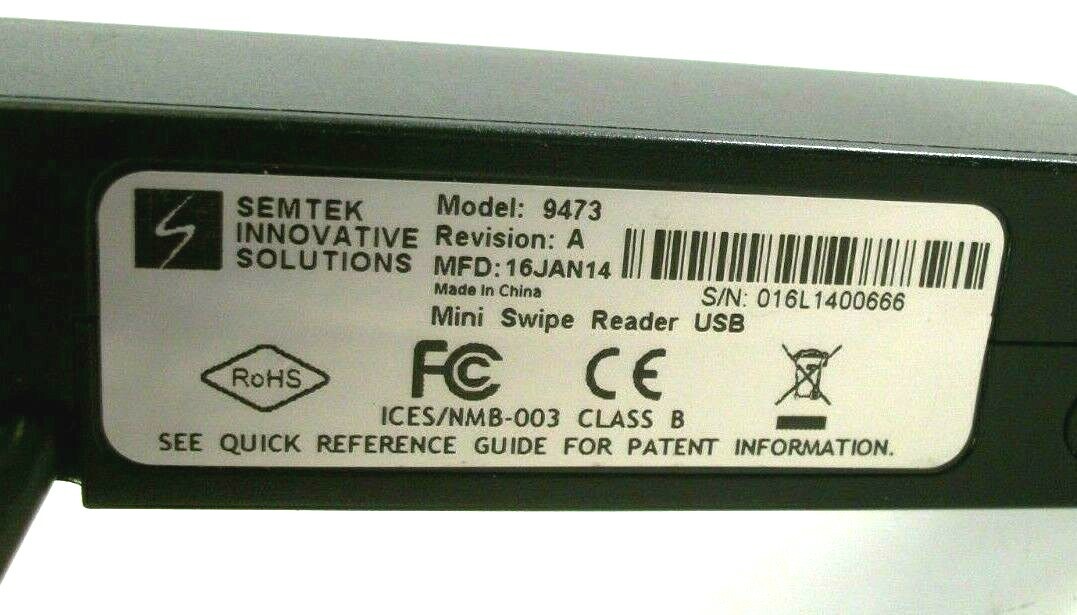 Lot of 10 Semtek 9473 Mini Card Swipe Reader USB