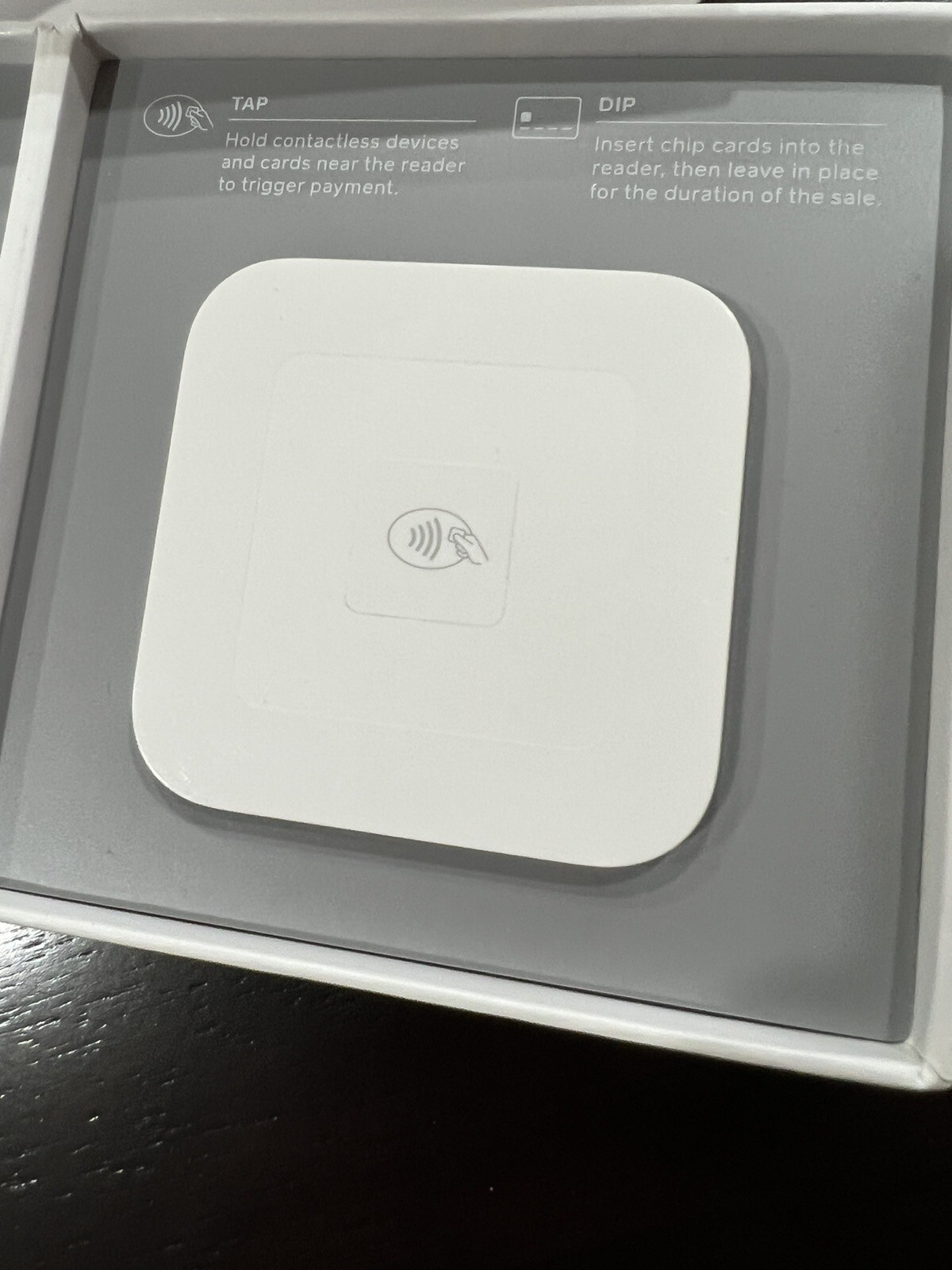 Square Reader for Contactless Chip Reader (App Store/Google Play) With Swiper