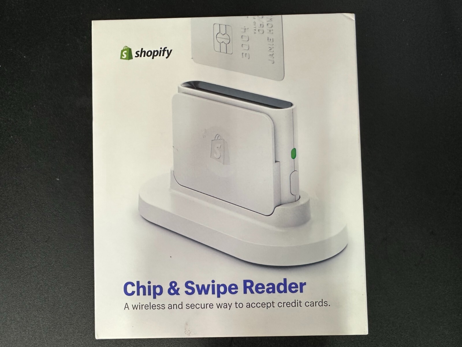 Shopify Chip & Swipe Reader – White (Model S1701)