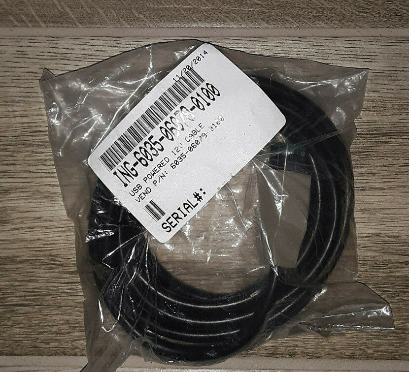 Ingenico 6035-06079-0100 USB Powered 12V Cable USB to MD-9 I6550 I6770 & I6780